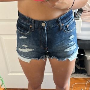Aeropostale Distressed Denim shorts